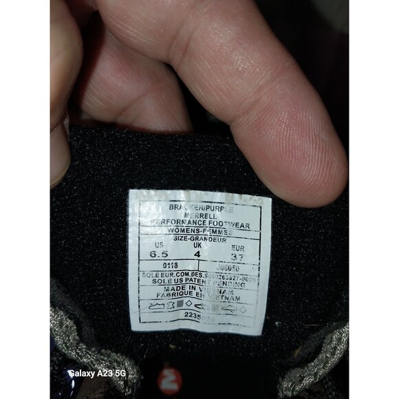 Merrell Women's Moab 2 Mid Vent Mid Hiking Boots Bracken/Purple Size 6.5, J06050 - Picture 13 of 13